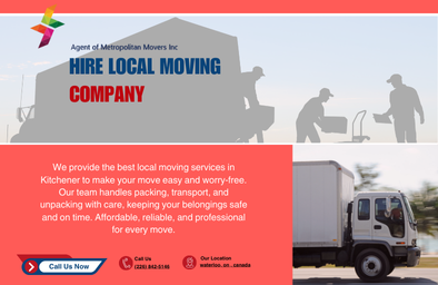 Best Local Moving Services in Kitchener