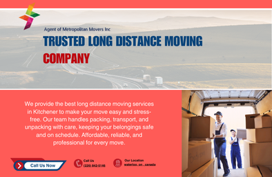 Trusted Kitchener Long Distance Movers