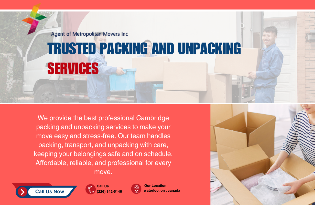 Packing and Unpacking Services in Cambridge