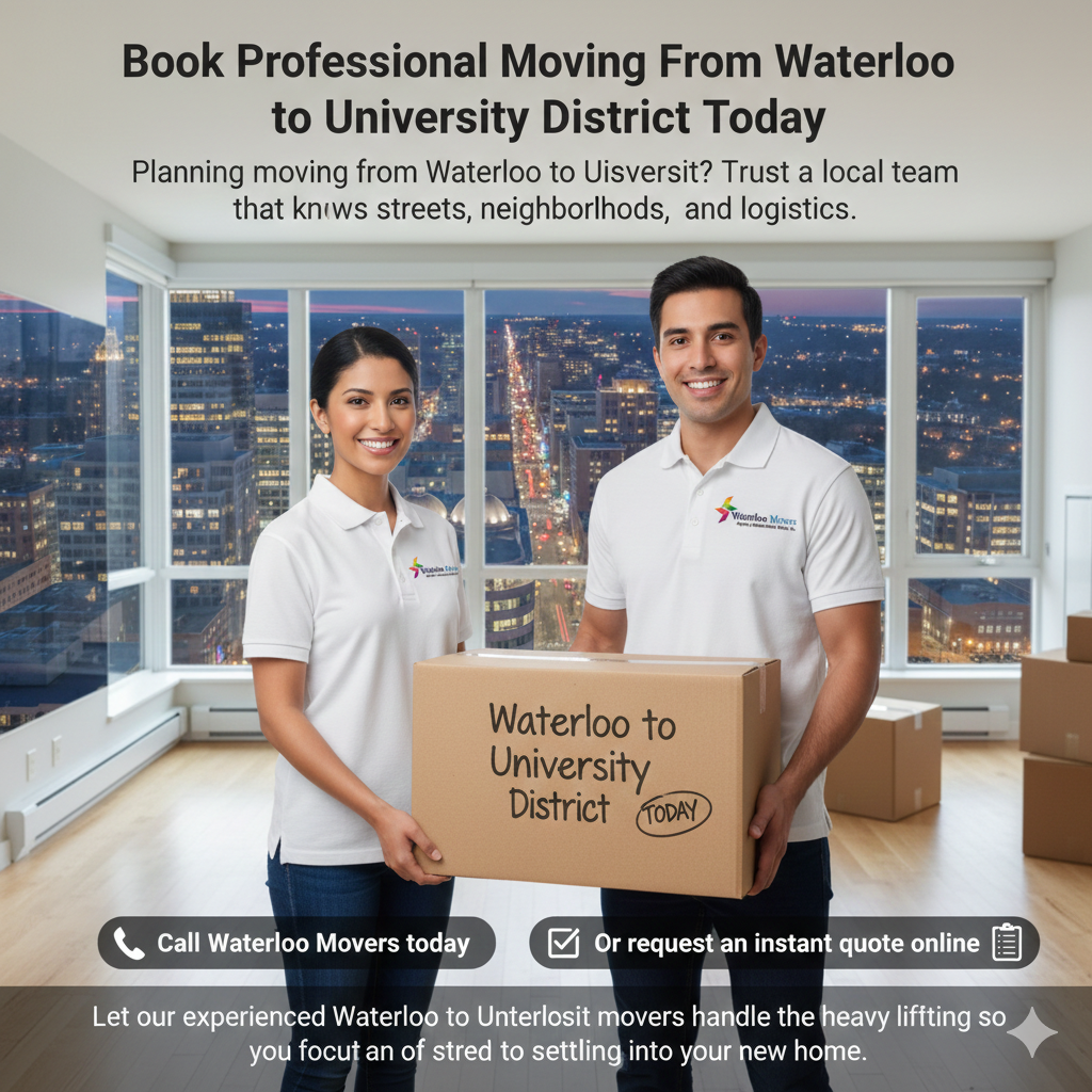 moving from Waterloo to Downtown Kitchener