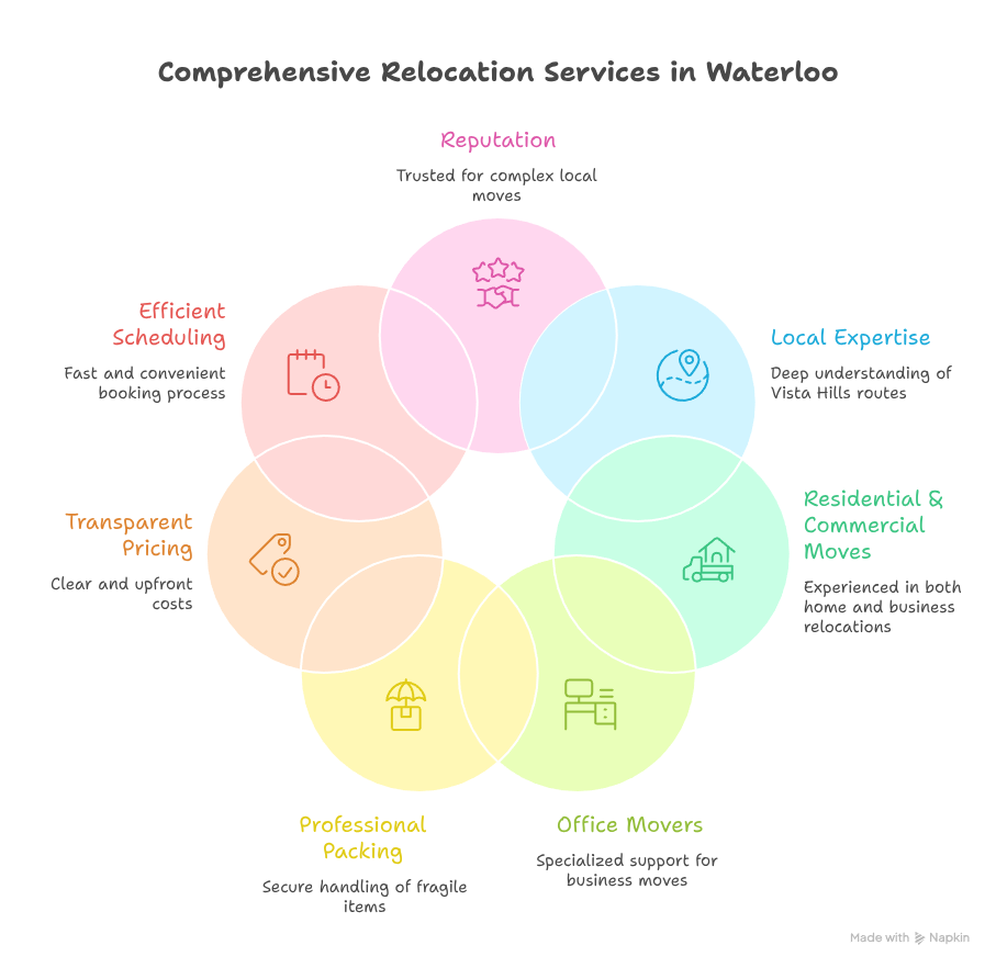 tips for relocating from Waterloo to Vista Hills