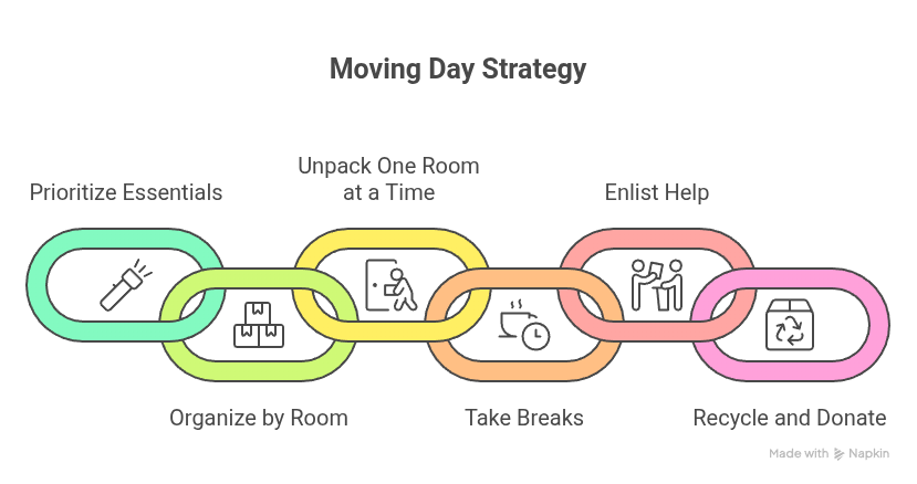 how to unpack after moving