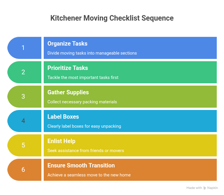 moving checklist in Kitchener