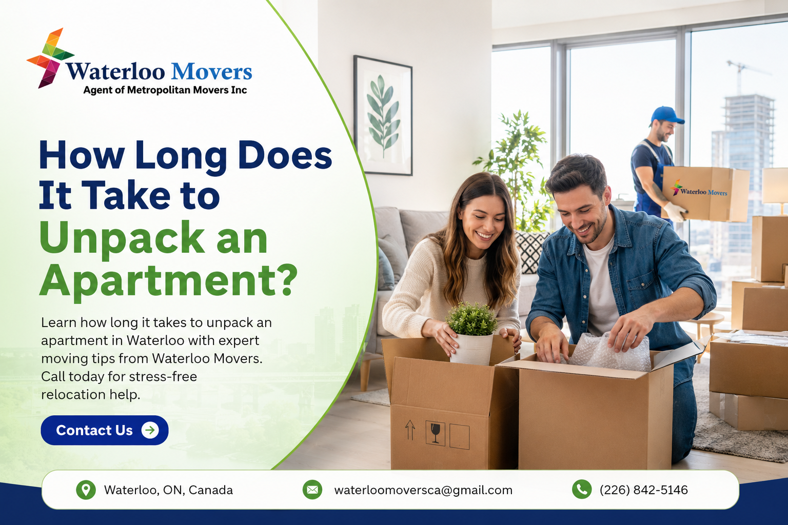 how long does it take to unpack an apartment